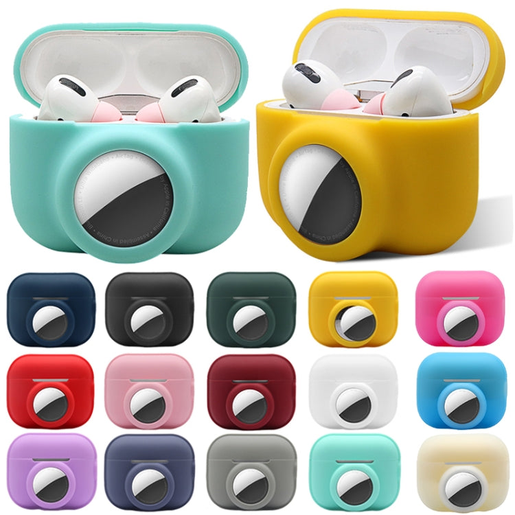 2 in 1 Shockproof Full Coverage Silicone Protective Case, For AirPods Pro 2 / AirTag