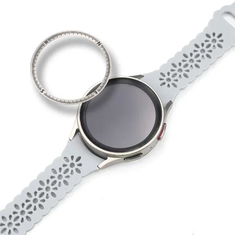 Compass Scale Metal Watch Bezel, For Samsung Galaxy Watch 5 Pro