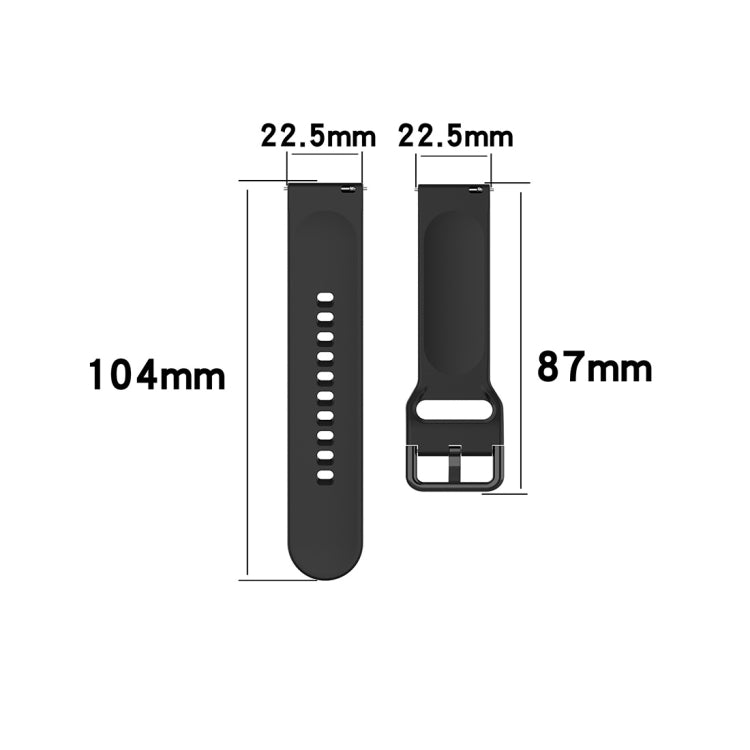 Color Buckle Silicone Wrist Strap Watch Band for Fitbit Versa 2 / Versa / Versa Lite / Blaze, Size: S, Size: L
