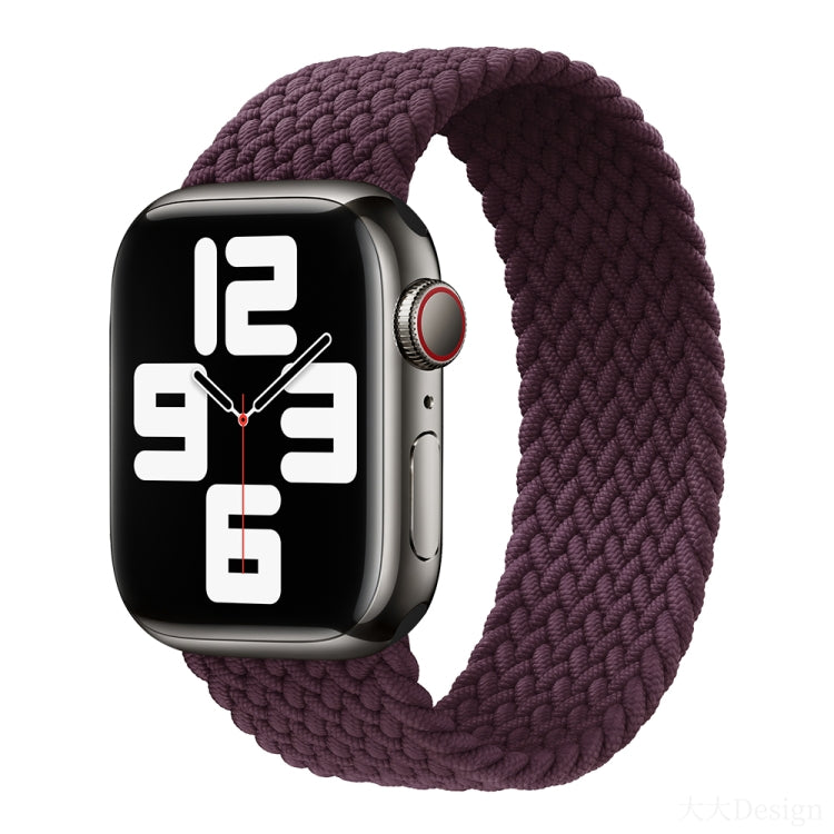 Nylon Single-turn Braided Watch Band For Apple Watch Series 8&7 41mm / SE 2&6&SE&5&4 40mm / 3&2&1 38mm, For Apple Watch Series 8&7 41mm,135mm, For Apple Watch Series 8&7 41mm, 135mm, For Apple Watch Series 8&7 41mm, 145mm