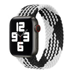 Nylon Single-turn Braided Watch Band For Apple Watch Series 8&7 41mm / SE 2&6&SE&5&4 40mm / 3&2&1 38mm, For Apple Watch Series 8&7 41mm,135mm, For Apple Watch Series 8&7 41mm, 135mm, For Apple Watch Series 8&7 41mm, 145mm