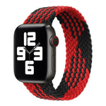 Nylon Single-turn Braided Watch Band For Apple Watch Series 8&7 41mm / SE 2&6&SE&5&4 40mm / 3&2&1 38mm, For Apple Watch Series 8&7 41mm,135mm, For Apple Watch Series 8&7 41mm, 135mm, For Apple Watch Series 8&7 41mm, 145mm