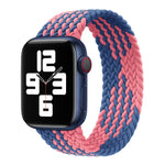 Nylon Single-turn Braided Watch Band For Apple Watch Series 8&7 41mm / SE 2&6&SE&5&4 40mm / 3&2&1 38mm, For Apple Watch Series 8&7 41mm,135mm, For Apple Watch Series 8&7 41mm, 135mm, For Apple Watch Series 8&7 41mm, 145mm