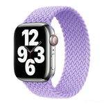 Nylon Single-turn Braided Watch Band For Apple Watch Series 8&7 41mm / SE 2&6&SE&5&4 40mm / 3&2&1 38mm, For Apple Watch Series 8&7 41mm,135mm, For Apple Watch Series 8&7 41mm, 135mm, For Apple Watch Series 8&7 41mm, 145mm