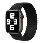 Nylon Single-turn Braided Watch Band For Apple Watch Series 8&7 41mm / SE 2&6&SE&5&4 40mm / 3&2&1 38mm, For Apple Watch Series 8&7 41mm,135mm, For Apple Watch Series 8&7 41mm, 135mm