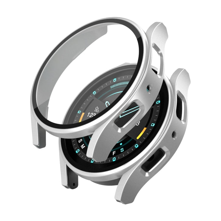Frosted PC + Tempered Film Integrated Watch Protective Case, For Samsung Galaxy Watch 5 40mm