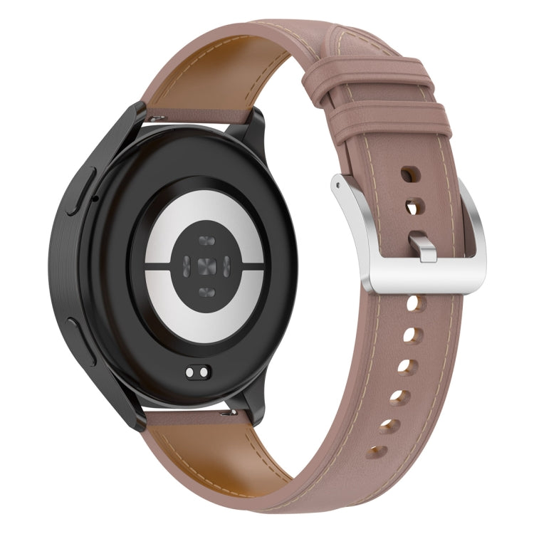 22mm Genuine Leather Watch Band, For Huawei Watch Buds/Xiaomi Watch S2