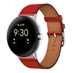 Genuine Leather Watch Band, For Google Pixel Watch 4 / 3 / 2 / 1 41mm
