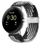 Metal Buckle Nylon Watch Band, For Google Pixel Watch 4 / 3 / 2 / 1 41mm