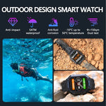 PG333 1.91 inch Waterproof Smart Sports Watch Support Heart Rate Monitoring / Blood Pressure Monitoring