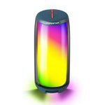 HOPESTAR P49 Tone Pulse RGB Light Waterproof Bluetooth Speaker, P49(Blue), P49(Black), P49(Grey)