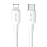 USAMS US-SJ610 U84 PD20W USB-C / Type-C to 8 Pin Charging Data Cable, PD20W 8 Pin 1m