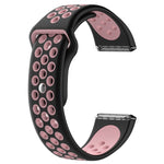 For Fitbit Versa Two-tone Silicone Replacement Wrist Strap Watchband