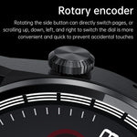 HDT 3 Max 1.6 inch Silicone Band IP67 Waterproof Smart Watch Support Bluetooth Call / NFC, Silicone Band (Black), Silicone Band (Silver)