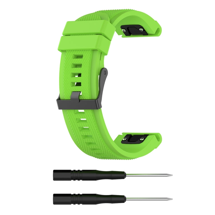 For Garmin Fenix 5X (26mm) Fenix3 / Fenix3 HR Silicone Replacement Wrist Strap Watchband