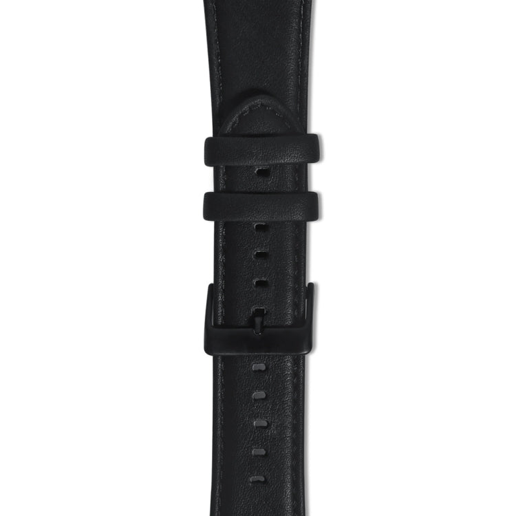 Oil Wax Genuine Leather Watch Band, For Amazfit 2 Stratos, For Ticwatch Pro / E2 / S2, For Pebble Gen 1, For Pebble Time
