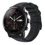 Oil Wax Genuine Leather Watch Band, For Amazfit 2 Stratos, For Ticwatch Pro / E2 / S2, For Pebble Gen 1, For Pebble Time