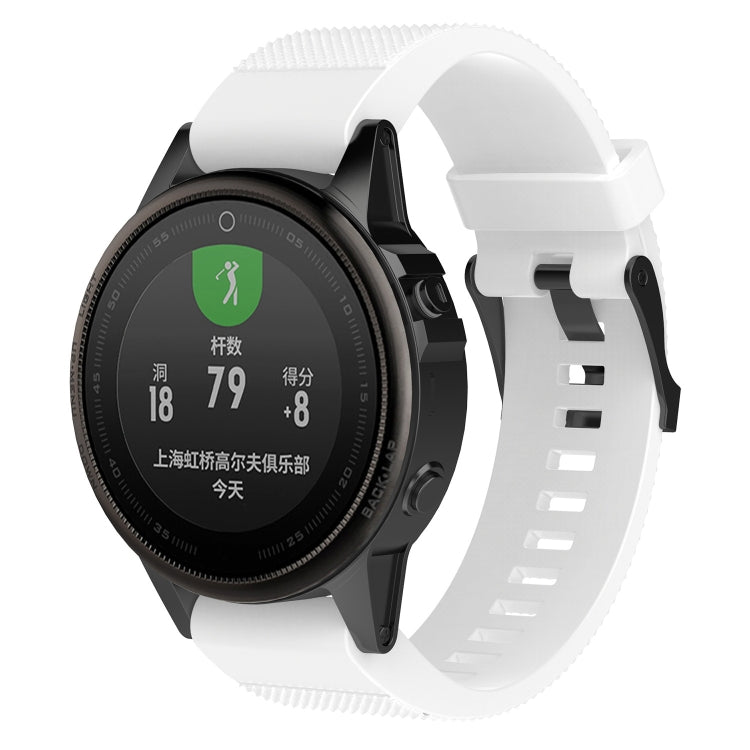 For Garmin Fenix5 (22mm) Silicone Replacement Wrist Strap Watchband