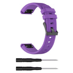 For Garmin Fenix5 (22mm) Silicone Replacement Wrist Strap Watchband