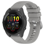 18mm Solid Color Silicone Watch Band, For Garmin Forerunner 265S
