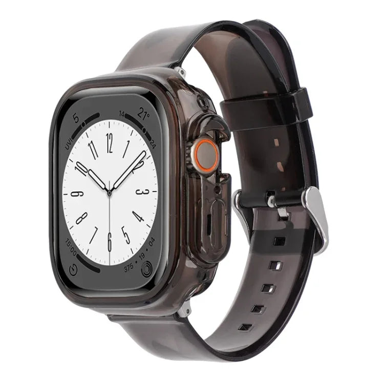 Glacier Jelly Clear TPU Case Watch Band, For Apple Watch Ultra 3 / 2 / 1 49mm