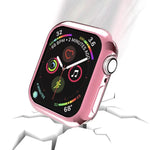 Plating TPU Round Hole Hollowing Protective Case, For Apple Watch Series 6 / 5 / 4 / SE 2025 / 2023 / 2022 40mm, For Apple Watch Series 3 & 2 & 1 42mm