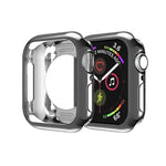 Plating TPU Round Hole Hollowing Protective Case, For Apple Watch Series 6 / 5 / 4 / SE 2025 / 2023 / 2022 40mm, For Apple Watch Series 3 & 2 & 1 42mm