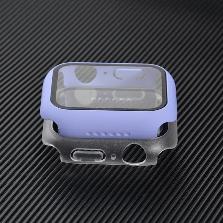 Shockproof PC+Tempered Glass Watch Protective Case, For Apple Watch Series 9 / 8 / 7 41mm, For Apple Watch Series 9 / 8 / 7 45mm