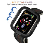 Armor Frame Watch Case, For Apple Watch Series 9 / 8 / 7 41mm, For Apple Watch Series SE 2&6&SE&5&4 44mm, For Apple Watch Series 9 / 8 / 7 45mm, For Apple Watch Ultra 3 / 2 / 1 49mm, For Apple Watch Series SE 2&6&SE&5&4 40mm