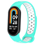 Sports Two Color Silicone Watch Band, For Xiaomi Mi Band 8
