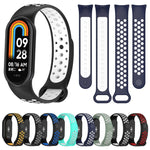 Sports Two Color Silicone Watch Band, For Xiaomi Mi Band 8