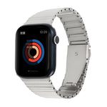 Ocean Metal Replacement Watch Band, For Apple Watch SE 2023 44mm, For Apple Watch Ultra 49mm, For Apple Watch 8 41mm, For Apple Watch 8 45mm, For Apple Watch SE 2023 40mm, For Apple Watch 7 45mm, For Apple Watch SE 2022 40mm, For Apple Watch SE 2022 44...