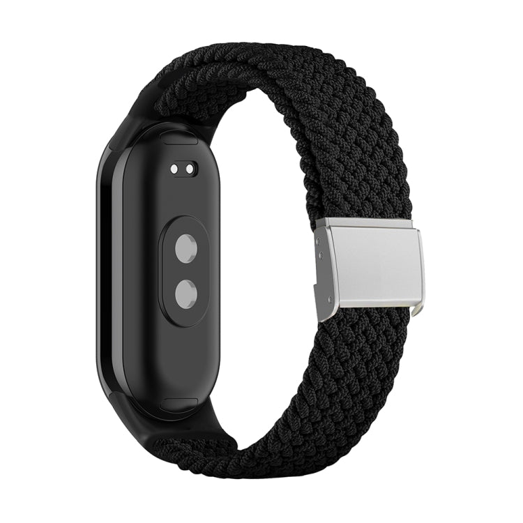 Adjustable Nylon Braided Steel Buckle Watch Band, For Xiaomi Mi Band 8