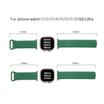 Loop Magnetic Silicone Watch Band, For Apple Watch 7 41mm, For Apple Watch 7 45mm, For Apple Watch SE 40mm