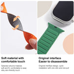 Loop Magnetic Silicone Watch Band, For Apple Watch SE 2023 40mm, For Apple Watch Ultra 2 49mm, For Apple Watch 9 45mm