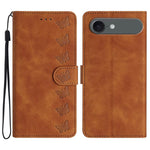 Seven Butterflies Embossed Leather Phone Case, For iPhone 16e / 17e, For iPhone 17 Pro Max, For iPhone 17 Pro, For iPhone 17, For iPhone Air, For iPhone 16 Pro Max, For iPhone 16 Pro, For iPhone 16 Plus