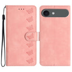 Seven Butterflies Embossed Leather Phone Case, For iPhone 16e / 17e, For iPhone 17 Pro Max, For iPhone 17 Pro, For iPhone 17, For iPhone Air, For iPhone 16 Pro Max, For iPhone 16 Pro, For iPhone 16 Plus