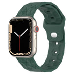 Football Texture Silicone Watch Band, For Apple Watch 8 41mm, For Apple Watch 8 45mm, For Apple Watch SE 2022 40mm, For Apple Watch SE 2022 44mm