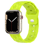 Football Texture Silicone Watch Band, For Apple Watch Series 10 46mm, For Apple Watch Series 10 42mm, For Apple Watch SE 2023 44mm, For Apple Watch SE 2023 40mm
