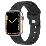 Football Texture Silicone Watch Band, For Apple Watch Series 10 46mm, For Apple Watch Series 10 42mm, For Apple Watch SE 2023 44mm, For Apple Watch SE 2023 40mm