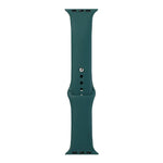 Silicone Watch Replacement Strap, Short Section (Female), For Apple Watch Series 8&7 41mm / SE 2&6&SE&5&4 40mm / 3&2&1 38mm