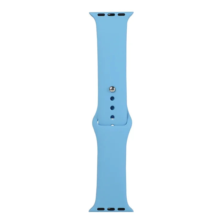 Silicone Watch Replacement Strap, Short Section (Female), For Apple Watch Series 8&7 41mm / SE 2&6&SE&5&4 40mm / 3&2&1 38mm