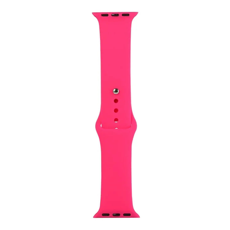 Silicone Watch Replacement Strap, Short Section (Female), For Apple Watch Series 8&7 41mm / SE 2&6&SE&5&4 40mm / 3&2&1 38mm
