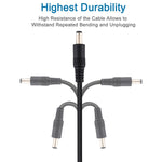 5.5 x 2.1mm Female to Male DC Power Extension Cable, 1m, 1.5m, 3m, 5m, 10m