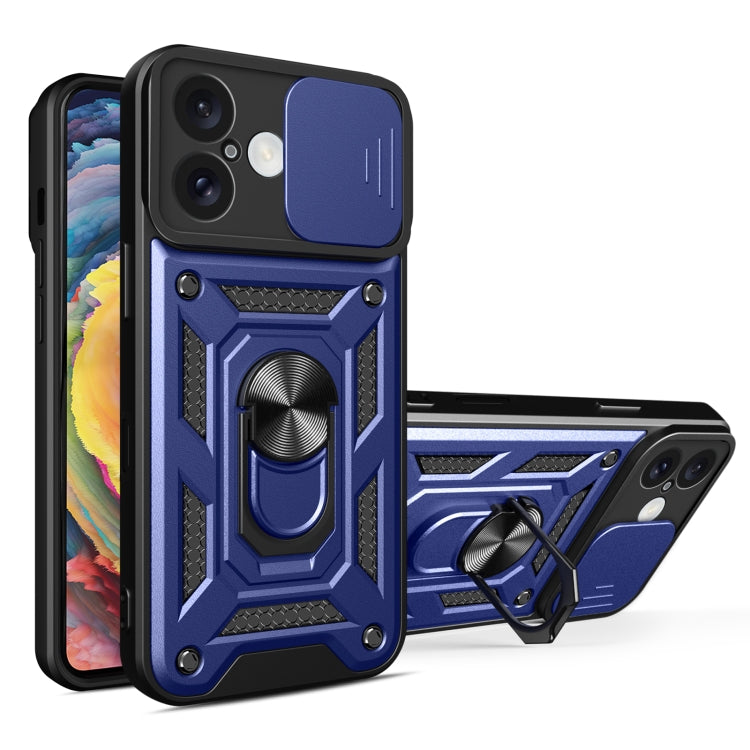 Sliding Camera Cover Design TPU+PC Phone Case, For iPhone 16 Pro, For iPhone 16 Plus, For iPhone 16, For iPhone 15 Pro