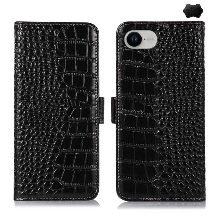 Crocodile Top Layer Cowhide Leather Phone Case, For iPhone 16e / 17e, For iPhone 17 Pro Max, For iPhone 17 Pro, For iPhone 17, For iPhone Air, For iPhone 16 Pro Max, For iPhone 16 Pro, For iPhone 16 Plus, For iPhone 16, For iPhone 15 Pro Max