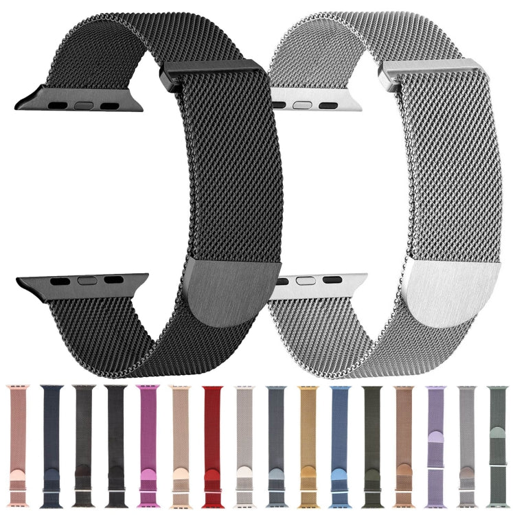 Milanese Metal Magnetic Watch Band, For Apple Watch SE 2022 44mm, For Apple Watch 7 41mm, For Apple Watch 7 45mm