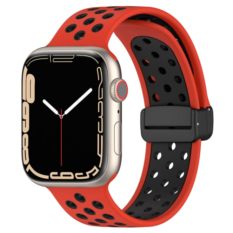 Magnetic Buckle Silicone Watch Band, For Apple Watch 4 44mm, For Apple Watch 4 40mm, For Apple Watch 3 38mm