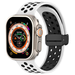 Magnetic Buckle Silicone Watch Band, For Apple Watch 8 41mm, For Apple Watch 8 45mm, For Apple Watch Ultra 2 49mm