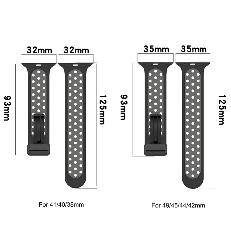 Magnetic Buckle Silicone Watch Band, For Apple Watch 3 42mm, For Apple Watch 2 42mm, For Apple Watch 2 38mm